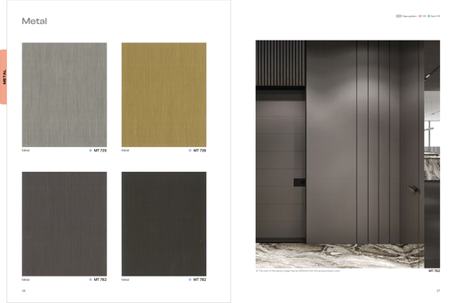 Revestimiento decorativo Metal