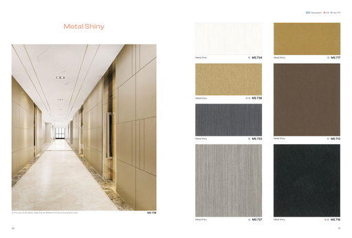 Revestimiento decorativo Metal Shiny