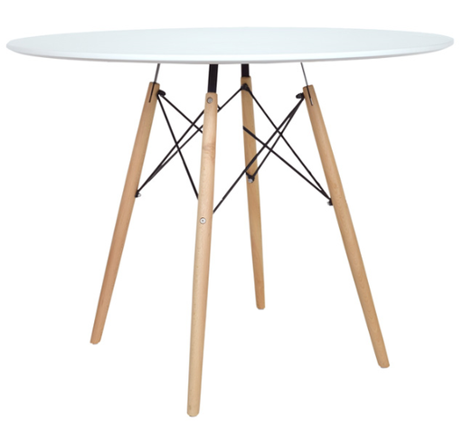 Mesas Y Accesorios Eames Round Msa - Tablero de madera / 80cm