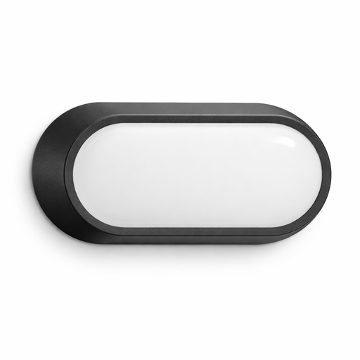 Aplique LED 20W/60K Negro 150-240V/50-60Hz 10