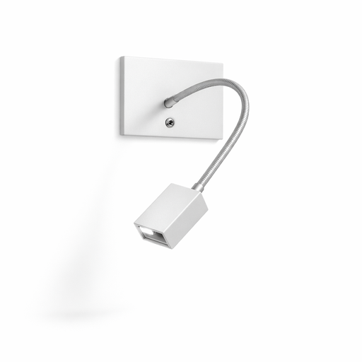 Aplique Pared Blanco E27+LED 3W 3000K 220V-60Hz M 1
